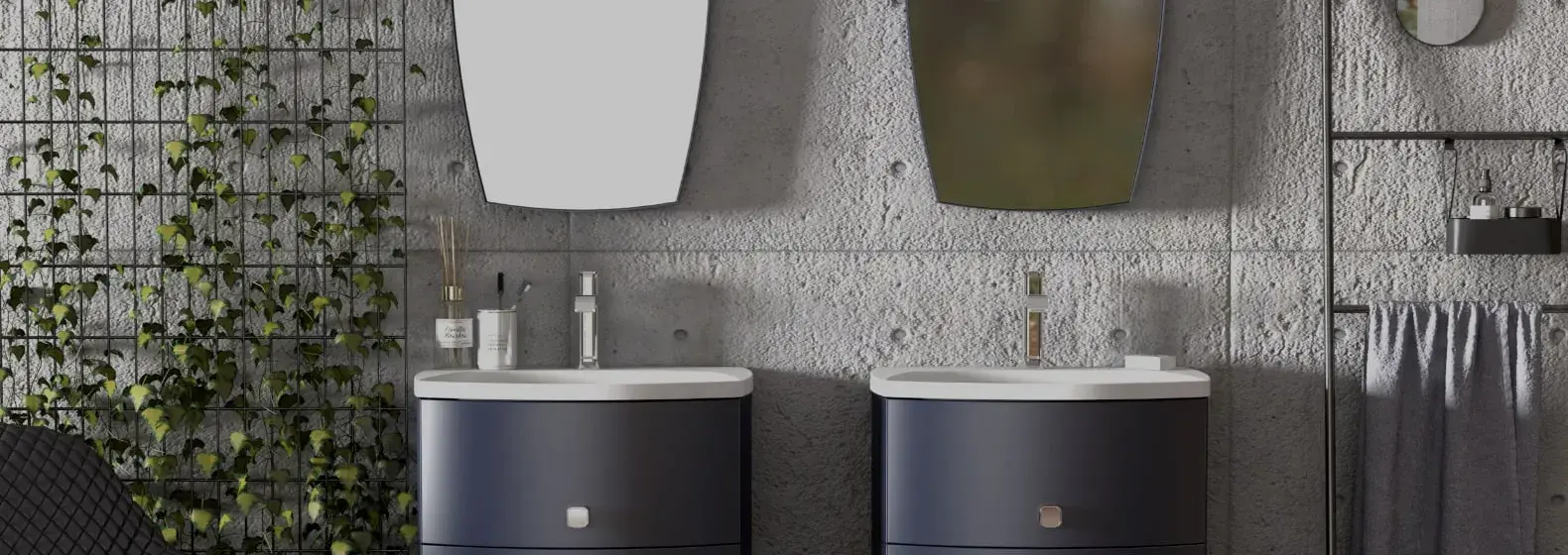 Meble łazienkowe w stylu art déco - ORiSTO Louis