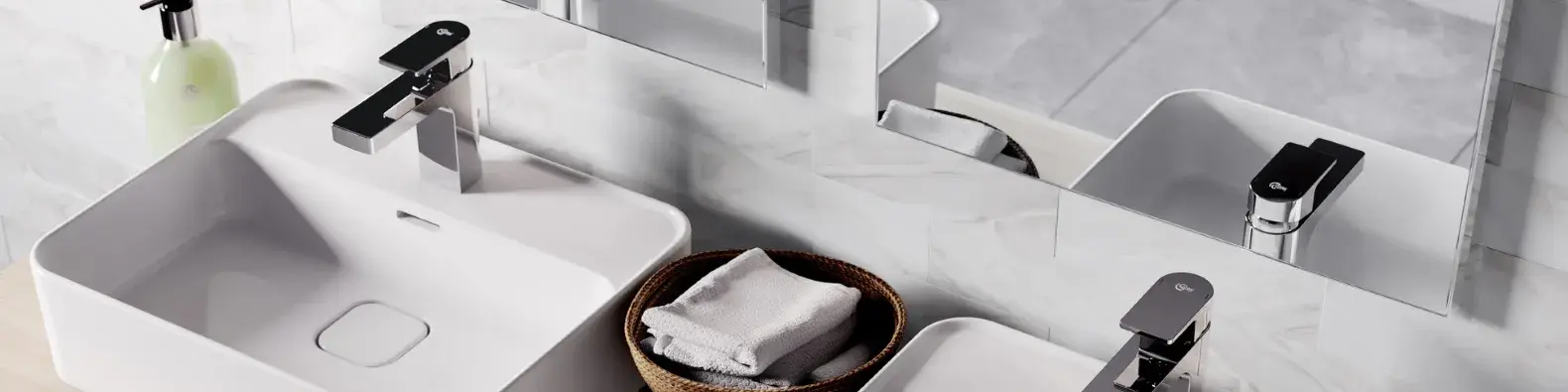 nowoczesne baterie łazienkowe