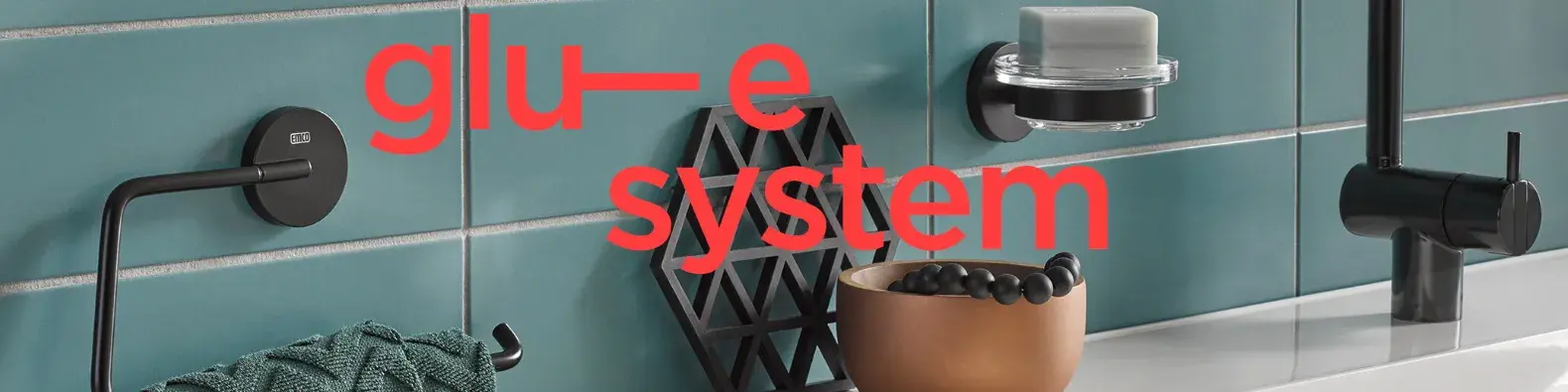 system montażu akcesoriów łazienkowych emco glue system