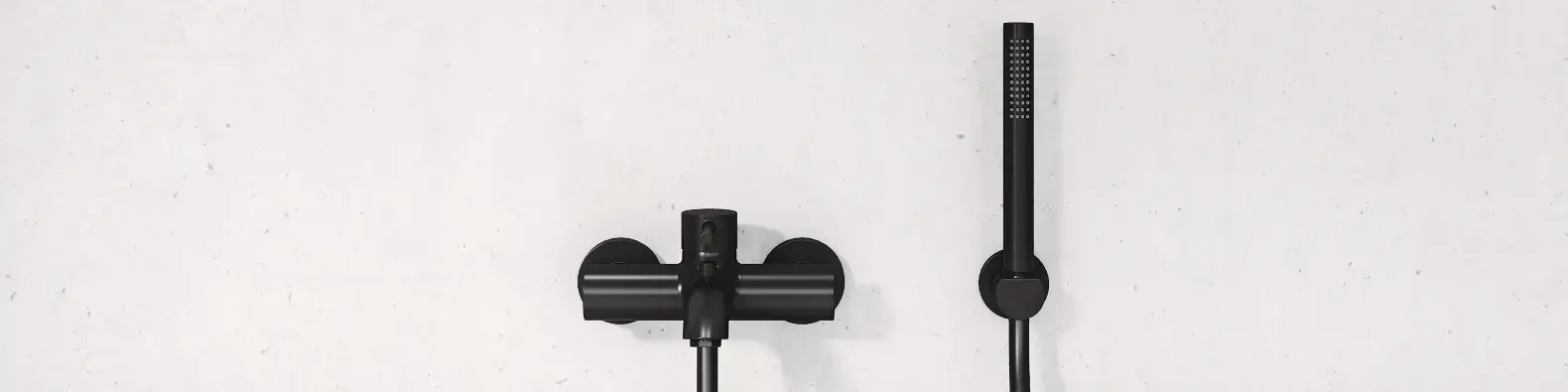 nowoczesna armatura w czarnym kolorze