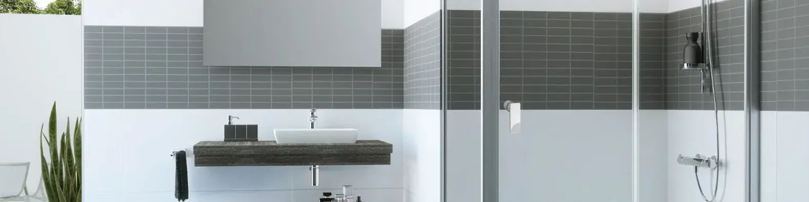 łazienka z prysznicem