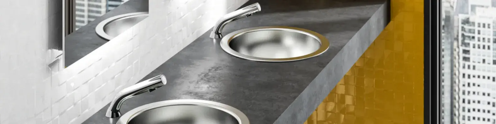 Baterie bezdotykowe w łazience