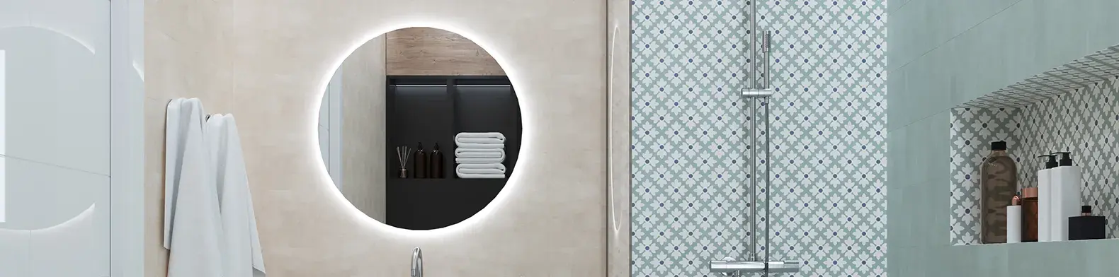 Aranżacja łazienki ze strefą prysznicową