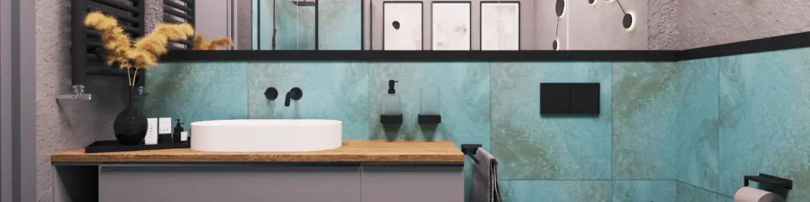 Styl boho w łazience