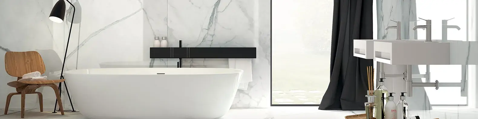 Nowoczesna przestronna łazienka