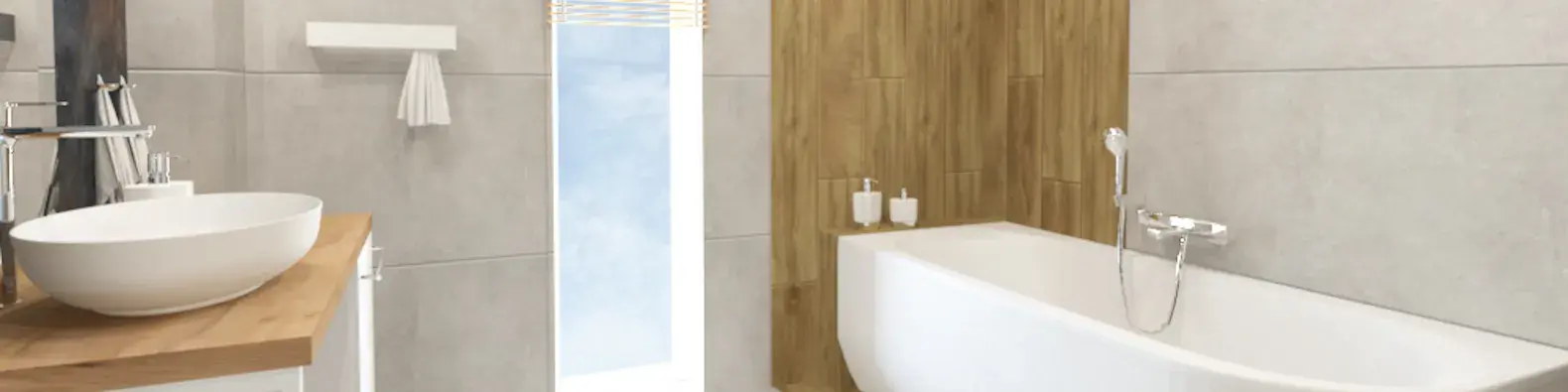 Aranżacja łazienki z oknem