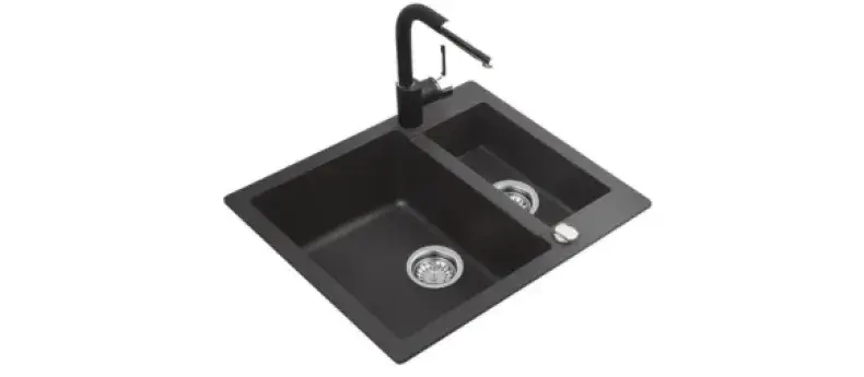 zlewozmywak dwukomorowy