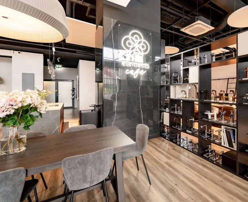 Baterie umywalkowe w salonie łazienek Elements