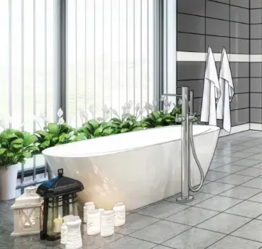 wizualizacja łazienki