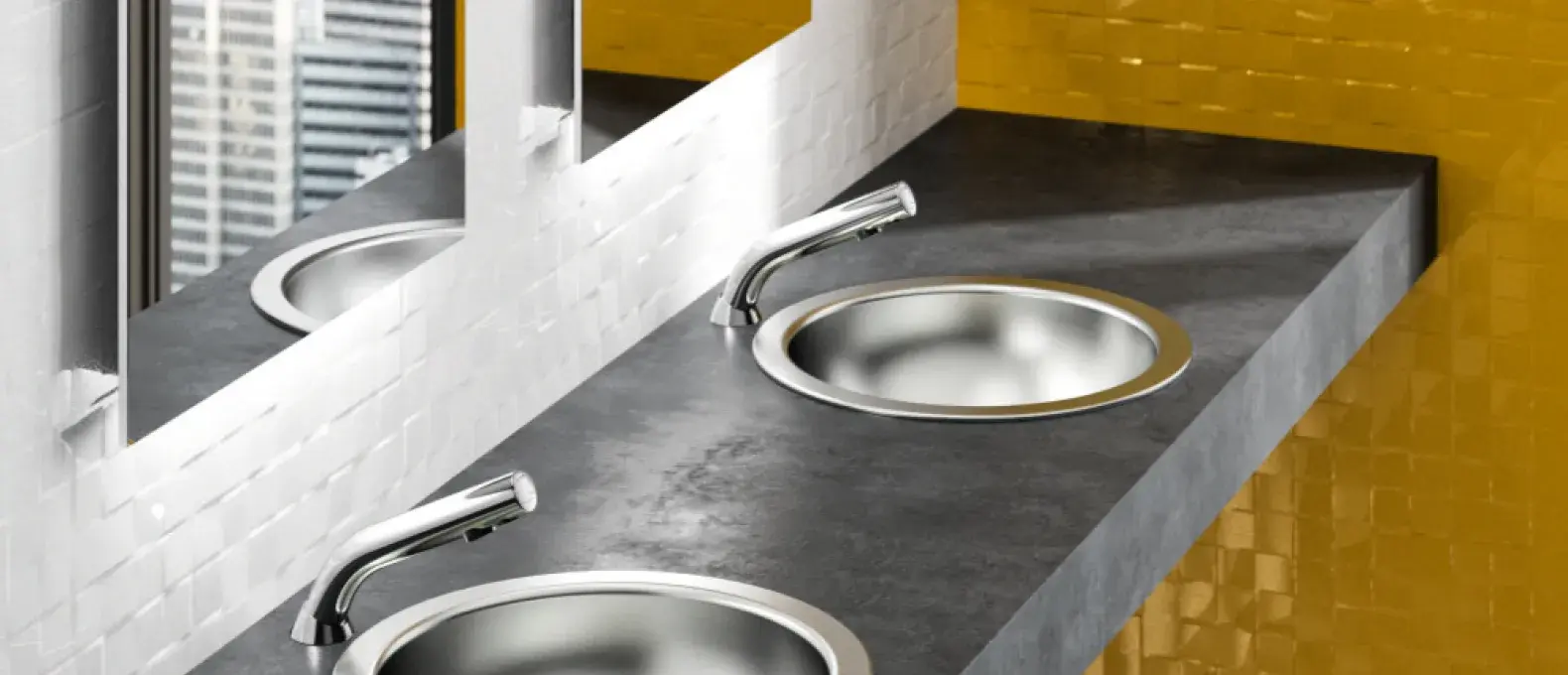 Baterie bezdotykowe w łazience