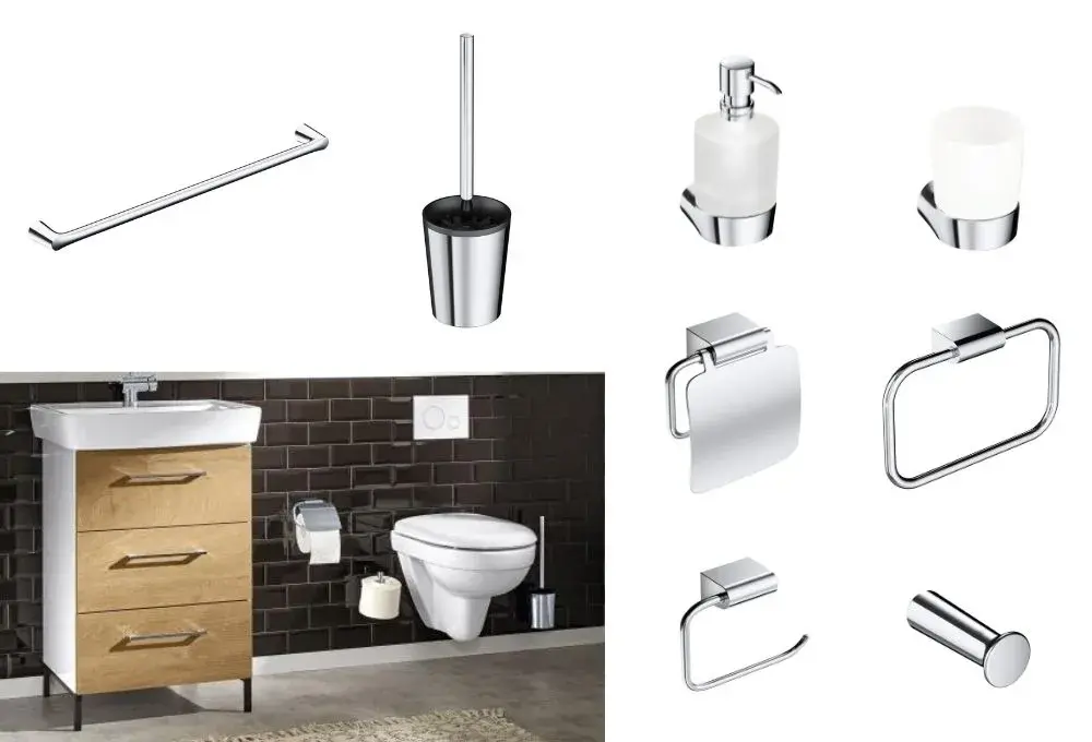 Dodatki łazienkowe clivia